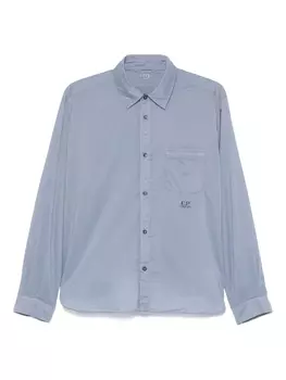 Рубашка с логотипом C.P. Company, синий
