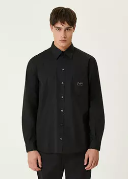 Рубашка с логотипом Dolce&Gabbana, черный