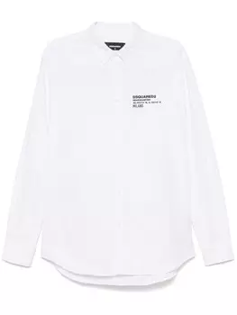 Рубашка с логотипом DSQUARED2, белый
