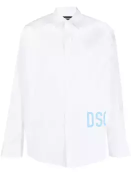 Рубашка с логотипом DSQUARED2, белый