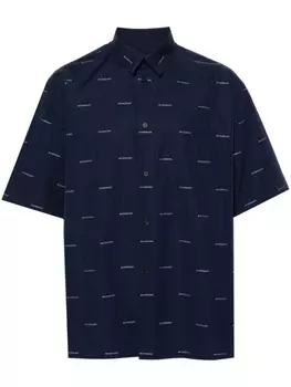 Рубашка с логотипом Givenchy, синий