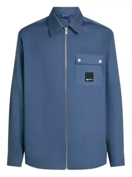 Рубашка с логотипом Karl Lagerfeld Jeans, синий