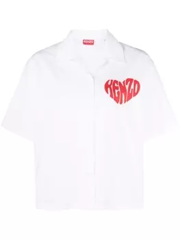 Рубашка с логотипом Kenzo, белый