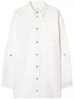 Рубашка с логотипом OFF-WHITE, белый