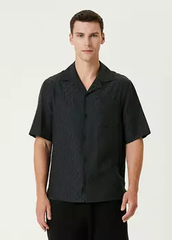 Рубашка с логотипом Off-White, черный