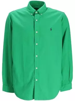 Рубашка с логотипом Polo Pony Polo Ralph Lauren, зеленый