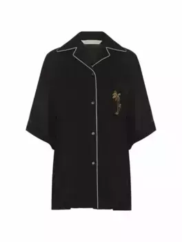Рубашка с логотипом Soire Palm Angels, черный
