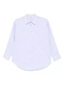 Рубашка с логотипом TWINSET, синий