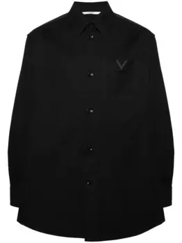 Рубашка с логотипом VLogo Signature VALENTINO GARAVANI, синий