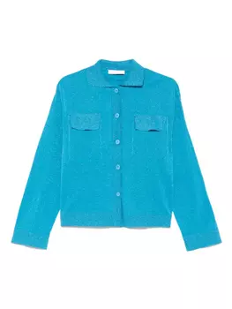 Рубашка с люрексом Akep, синий