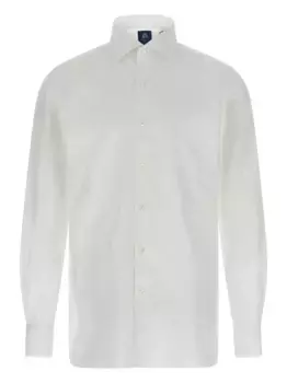 Рубашка с манжетами на рукавах Finamore 1925 Napoli, белый