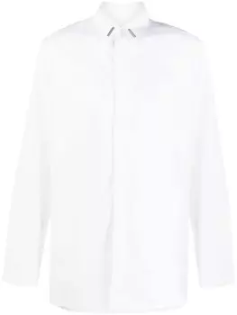 Рубашка с металлическим декором Givenchy, белый