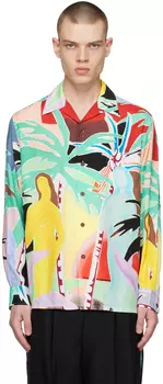Рубашка с многоцветным рисунком WACKO MARIA