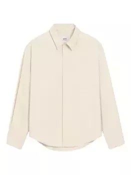 Рубашка с монограммой Ami de Coeur AMI Paris, нейтральный