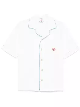 Рубашка с монограммой CASABLANCA, белый