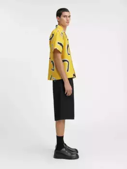 Рубашка с монограммой Жан Jacquemus, черный/желтый