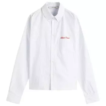 Рубашка с надписью «Оксфорд» About:Blank, мультиколор