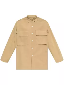 Рубашка с накладным карманом JIL SANDER+, нейтральный