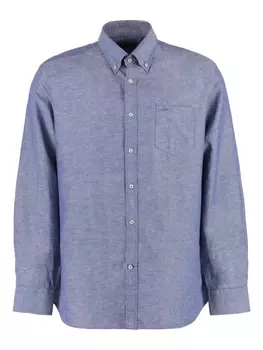 Рубашка с накладным карманом Paul & Shark, синий