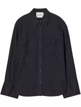 Рубашка с накладными карманами Closed, черный