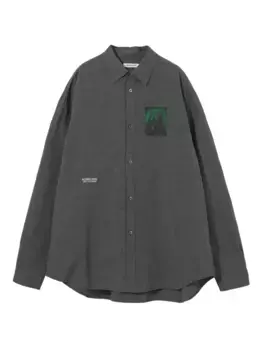 Рубашка с нашивками Undercover, серый