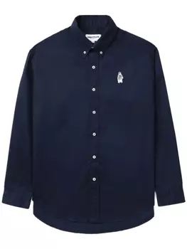 Рубашка с нашивкой CHOCOOLATE, синий