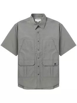 Рубашка с нашивкой-логотипом CHOCOOLATE, серый