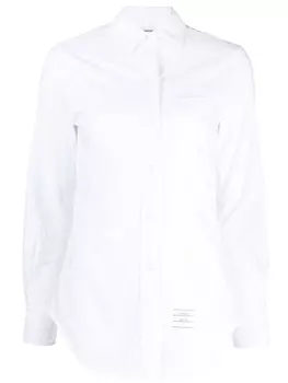 Рубашка с нашивкой-логотипом Thom Browne, белый