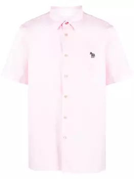 Рубашка с нашивкой Zebra PS Paul Smith, розовый