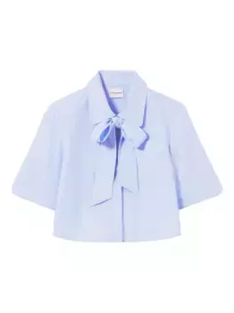 Рубашка с объемными рукавами Claudie Pierlot, синий