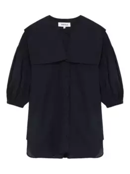 Рубашка с объемными рукавами Enfld, синий