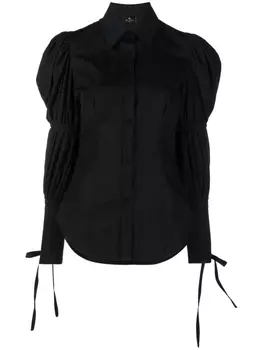 Рубашка с объемными рукавами ETRO, черный