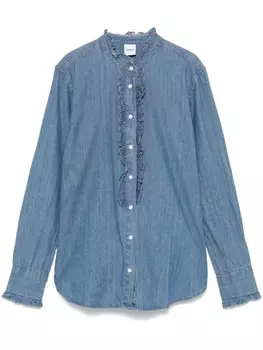 Рубашка с оборками ASPESI, синий