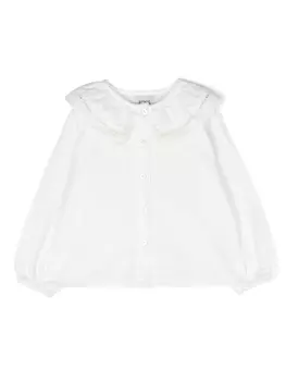 Рубашка с оборками Knot, белый