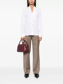 Рубашка с оборками от Антонелли Antonelli, белый