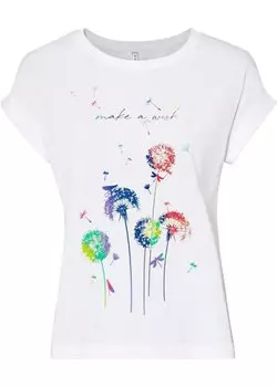 Рубашка с одуванчиками Rainbow, белый