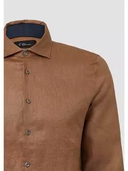 Рубашка s.Oliver BLACK LABEL, коричневый