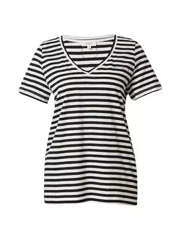 Рубашка s.Oliver, черно-белый