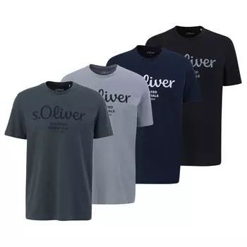 Рубашка s.Oliver, цвет Dark blue/Anthracite/Light grey