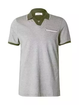 Рубашка s.Oliver, цвет Olive/Pastel green