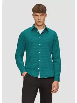 Рубашка s.Oliver Hemd langarm, цвет Petrol