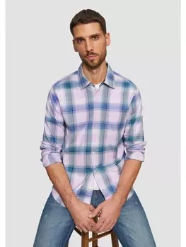 Рубашка s.Oliver Hemd langarm, фиолетовый