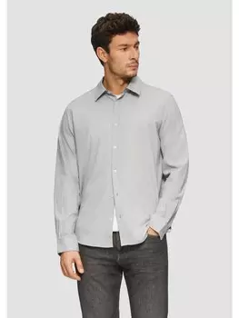 Рубашка s.Oliver Hemd langarm, серый