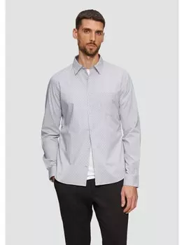 Рубашка s.Oliver Hemd langarm, серый