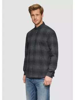 Рубашка s.Oliver Hemd langarm, серый