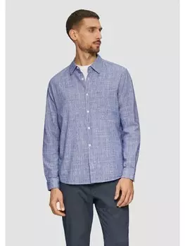 Рубашка s.Oliver Hemd langarm, синий