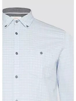 Рубашка s.Oliver Hemd langarm, синий