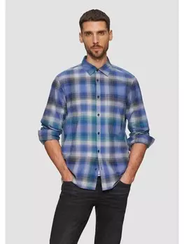 Рубашка s.Oliver Hemd langarm, синий