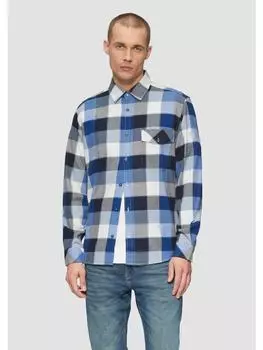 Рубашка s.Oliver Hemd langarm, синий