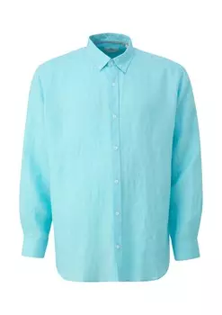 Рубашка s.Oliver Men Big Sizes Regular fit Button Up, цвет Aqua